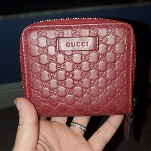 Red Gucci Wallet